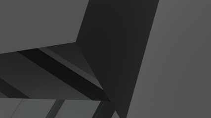 Poster - Abstract gray background from lines and polygons.