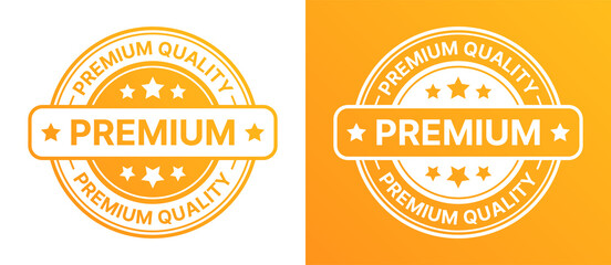 Poster - Premium quality seal or stamp label vector illustration.