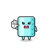 © heriyusuf - ruler character doing stop gesture