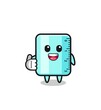 © heriyusuf - ruler mascot doing thumbs up gesture