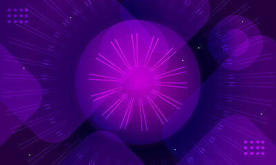 Poster - abstract purple background design template . 
