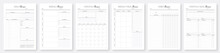 Daily, Weekly, Monthly, Meal, Habit & Goal Planners. Planner Pages Templates. Life & Business Planner Templates Collection. Minimalist Planner Pages Templates Set.