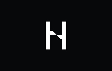 Wall Mural - letter H Clean and Minimal Initial Based Logo Design