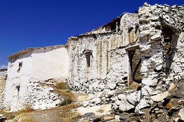 Wall Mural - Decaying neighborhood of Alquife in Granada.