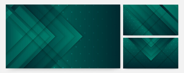 Poster - Modern Light green Colorful abstract Design Banner