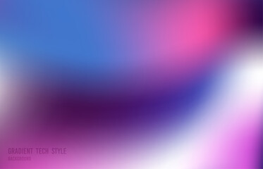Poster - Abstract gradient mesh of purple design decorative artwork style. Futuristic style of template background. Illustration vector