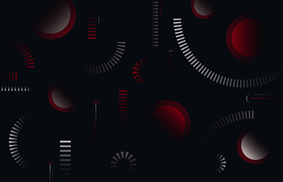 Abstract aluninum geometric lines object style artwork template. Luxury style of template decorative background. Illustration vector