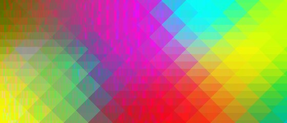 Poster - Abstract gradient background. Mosaic design. a texture made of geometric shapes. The pattern is small squares. Banner for covers, websites, social networks, textiles. Vector illustration.