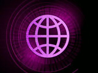 Poster - 2d illustration web sign with background 