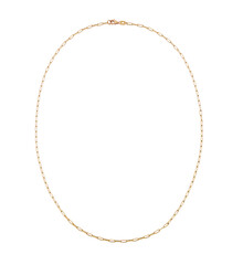 Poster - Gold jewelry. Gold chain bracelet and necklace isolated