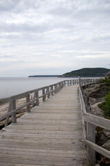 Naklejka na meble wooden bridge over the sea