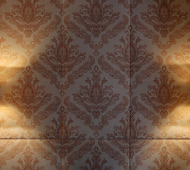 Wall Mural - dark, baroque wallpaper wall may used as background