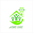 homecare, healthcare logo symbol design template