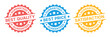 © Icons-Studio - Guarantee, best price, best quality and satisfaction seal stamp vector illustration.