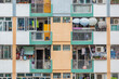 © leeyiutung - Exterior of high rise residential building of public estate of Hong Kong city