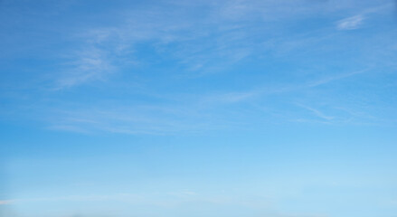 Wall Mural - bright blue sky with light haze clouds
