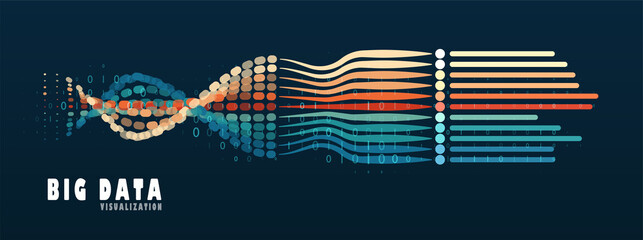 Poster - Abstract infographics visualization