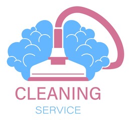 Sticker - Cleaning service for home, vacuuming and tidiness