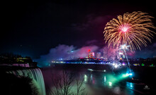 Niagara Falls New Year Eve Fireworks