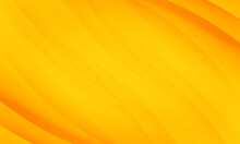 Abstract Wave Yellow Orange Color Gradient Geometric Background.Curved Lines Graphic Design.