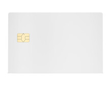 Bank Plastic Credit Card Mockup Isolated