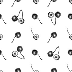 Canvas Print - cherry seamless pattern.