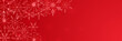 © SyahCreation - Winter Cool red Snowflake design template banner