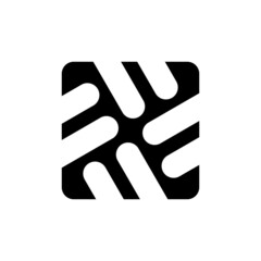 Poster - Abstract logo. Geometric abstract logos. Icon design