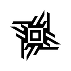 Fototapete - Abstract logo. Geometric abstract logos. Icon design