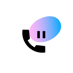 Sticker - Hold Phone Call