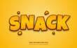 Snack editable text style effect
