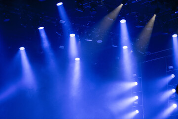 Canvas Print - Stage lights at a live concert