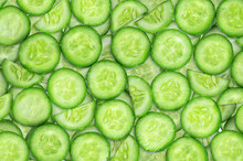Sliced Cucumber Slices Background