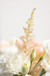 Close up of creamy color bouquet.