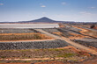Gold ore slurry pit. Gold Mine in New South Wales,  Australia. 