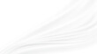© Rabbit_1990 - Abstract white gray  background White silk satin background Wave  smooth texture background