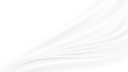 Abstract white gray  background White silk satin background Wave  smooth texture background