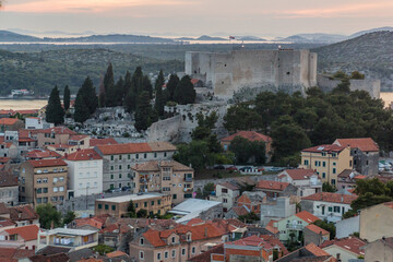 Wall Mural - Michael's Fortress in Sibenik, Croatia