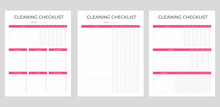 Cleaning Checklist Planner