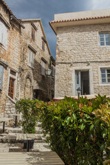 Wall Mural - Stone houses in the old town of Trogir, Croatia