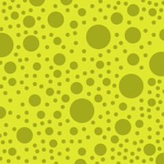 Wall Mural - abstract cute cheese polka dots pattern retro stylish vintage yellow background concept for fashion printing