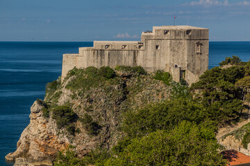 Wall Mural - Lovrijenac fortress in Dubrovnik, Croatia