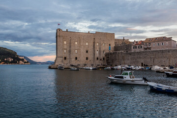 Wall Mural - Saint John's Fortress in the old town of Dubrovnik, Croatia