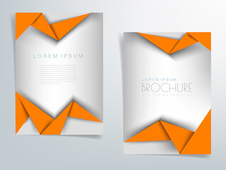 Poster - Vector graphic header flyer for brochure template design