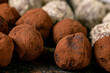 Homemade sweet gifts chocolate cocoa truffle candy
