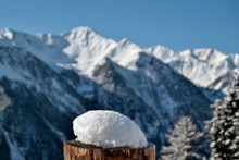 Montagna Neve Paesaggio Di Alta Montagna Alpi