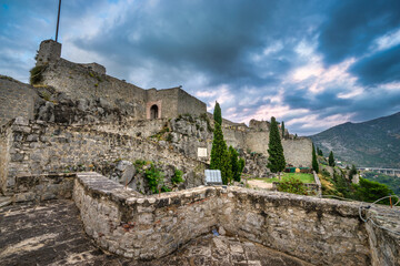 Canvas Print - Fortress of Klis near Split. Croatia