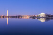 Jefferson Memorial and Washington Monument at night - Washington D.C. United States of America
