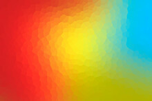 Blurred Pop Abstract Background With Vivid Primary Colors