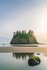 Wall Mural - Second beach at mt. Olympic national park,Washington,usa.